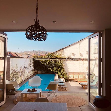 Karaktervolle Woning Met Zwembad Te Ronse Villa Exterior foto